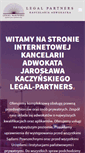 Mobile Screenshot of legal-partners.pl
