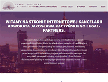 Tablet Screenshot of legal-partners.pl
